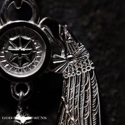 "Eagle Indian" W Plate Naja Top (Small) ~ All Silver ~ SP Metal &amp; Drop Apollo Included ALL SV TYPE Male Eagle x Female Eagle Model