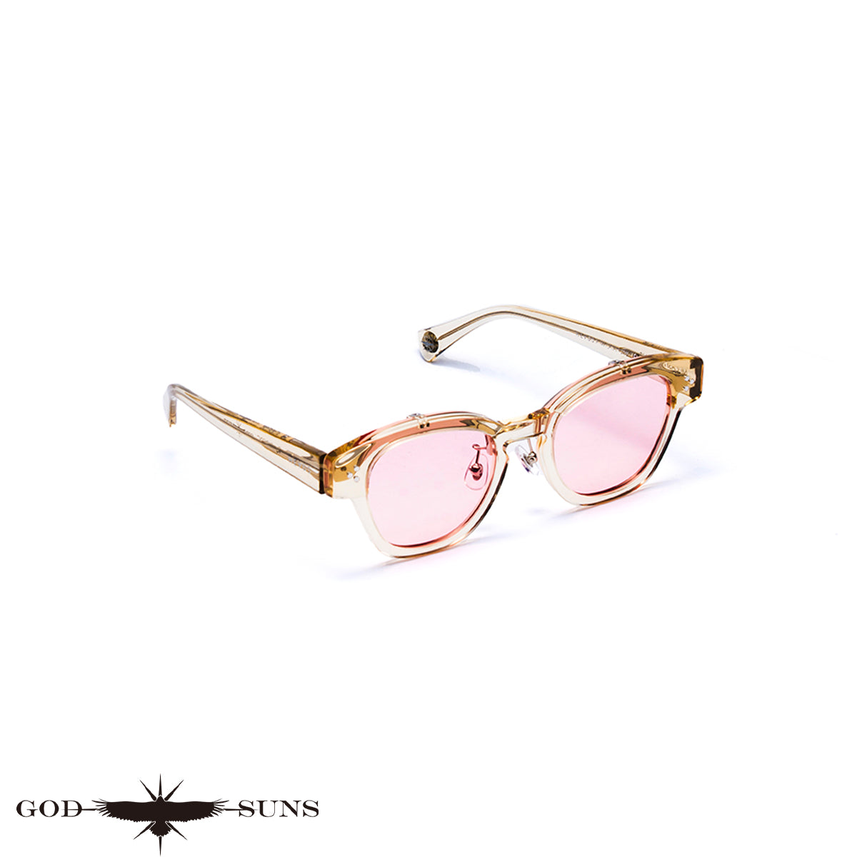 CYBORG CLEAR YELLOW/PINK LENS