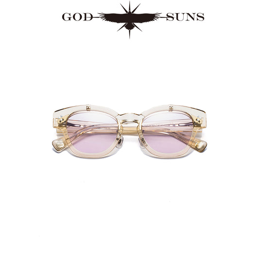 CYBORG CLEAR YELLOW/LIGHT PURPLE LENS