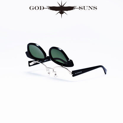 CYBORG BLACK/GREEN SMOKE LENS
