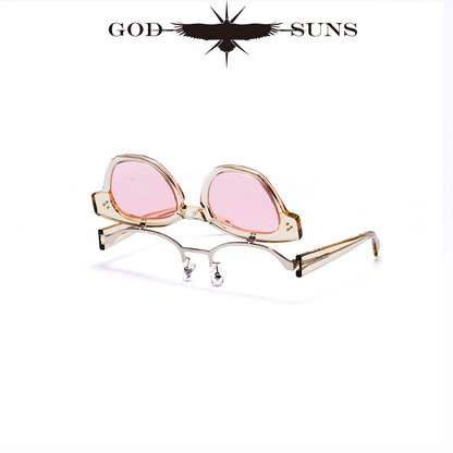 CYBORG CLEAR YELLOW/PINK LENS