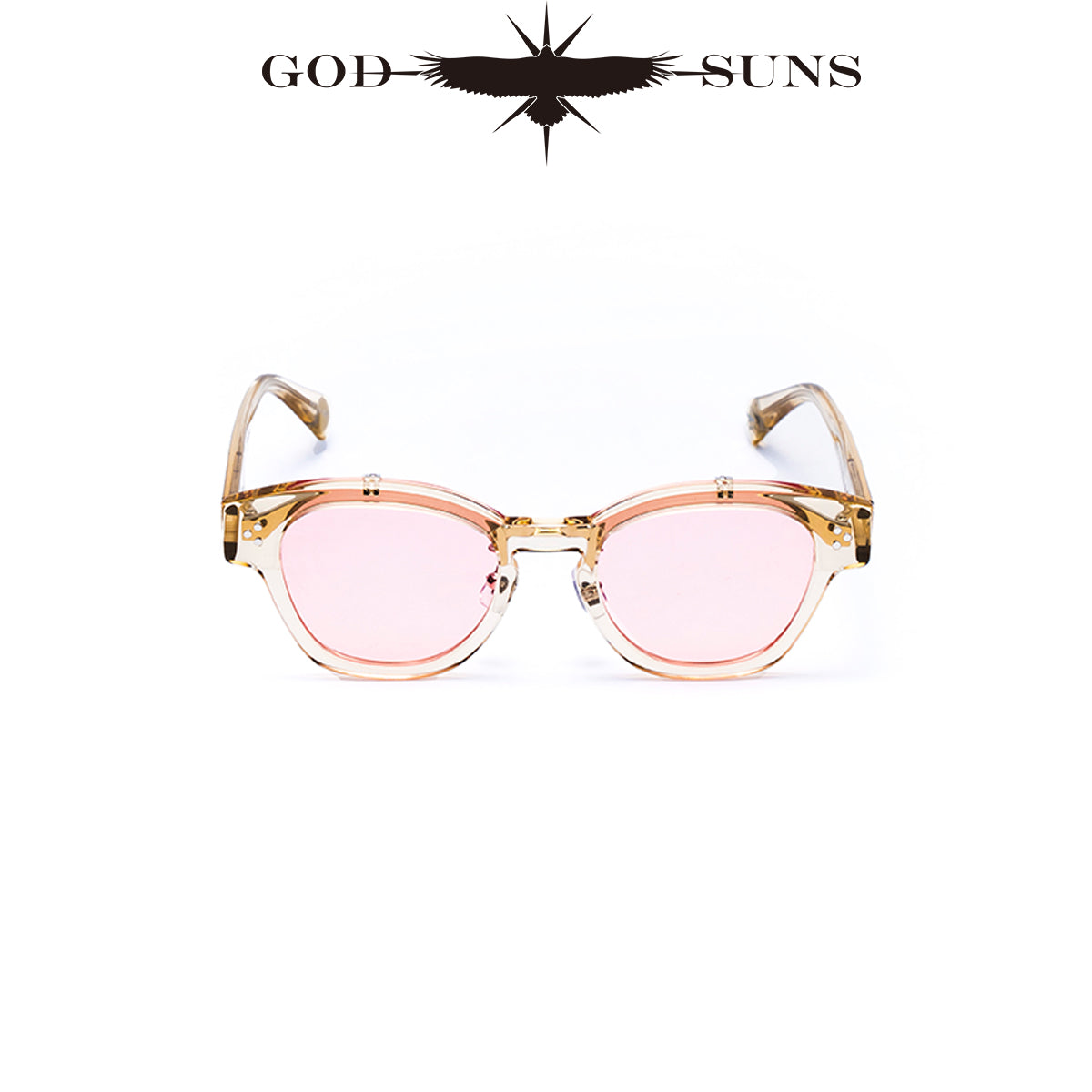 CYBORG CLEAR YELLOW/PINK LENS